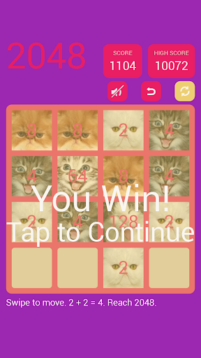 Screenshot 2048 Cute Cats