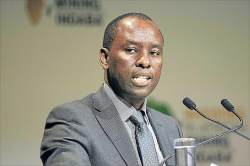 STANDING TOUGH: Mineral Resources Minister Mosebenzi Zwane last week announced new laws in the mining sector Picture: TREVOR SAMSON/BUSINESS DAY