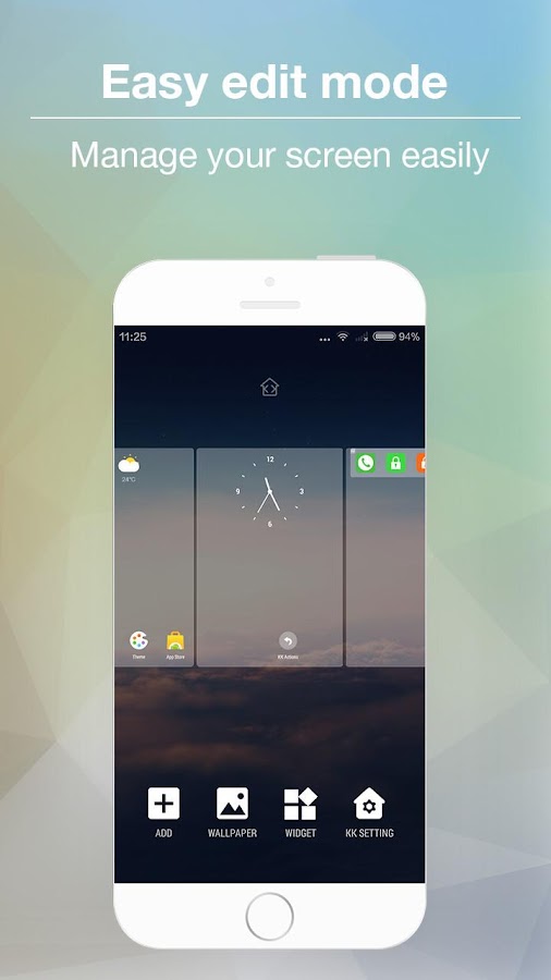    KK Launcher -Lollipop launcher- screenshot  