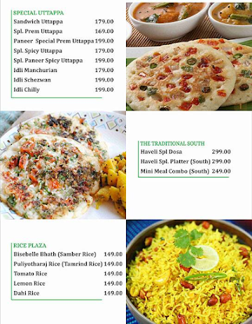 Tanishq Haweli menu 