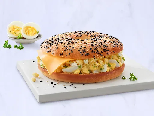 Double Egg Bagel