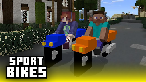 Screenshot Mods sports bikes for mcpe
