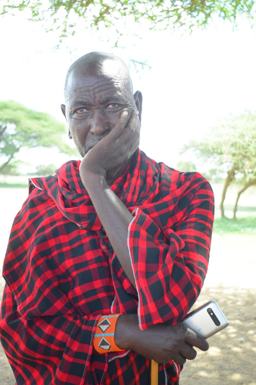 Taayai' father Lormarmai, 51 at his Kajiado home. Image: CHARLENE MALWA.