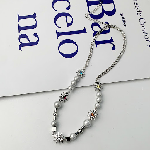 Title 1, New Womens Fashion SUNFLOWER Necklace. A styli...