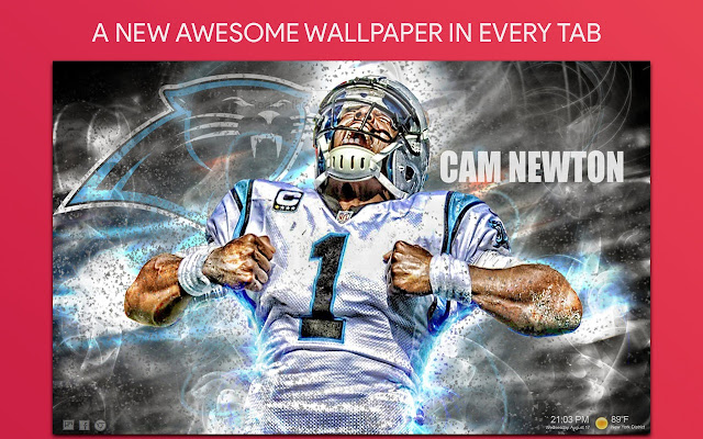 Cam Newton Wallpaper HD Custom New Tab