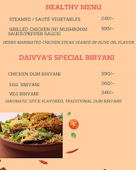 Daivya's menu 7