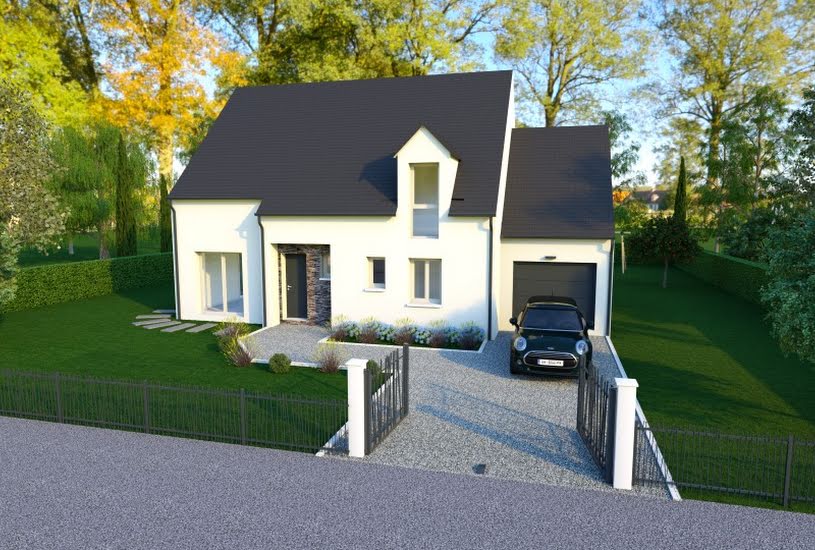  Vente Terrain + Maison - Terrain : 648m² - Maison : 120m² à La Croix-en-Touraine (37150) 