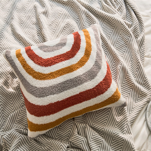 Title 3, Rainbow Pillow Sofa Decoration Cushion Cover, a...