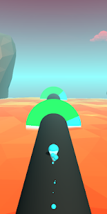 Helix Run 3D - Captura de pantalla del juego de coleccionista de pelotas a color