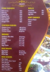 Coorg's Kitchen menu 1