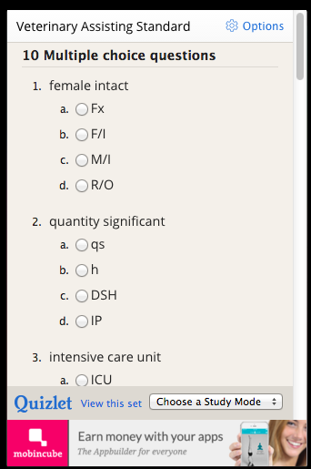 Veterinary Technician Screen 3