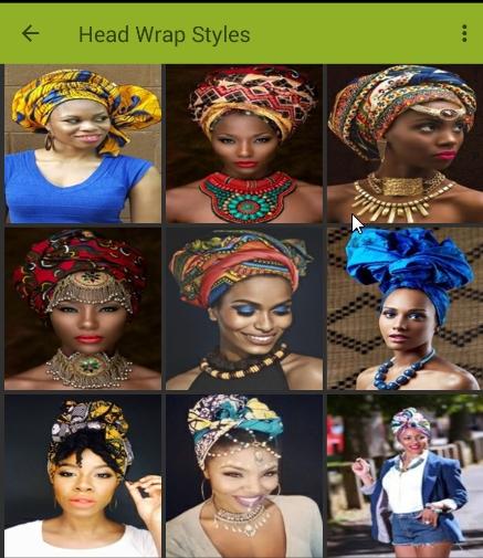 Head wrap styles - How to tie a head wrap