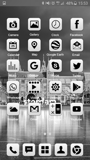 Grey Launcher Theme FREE