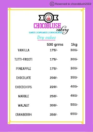 Chocoblush menu 2