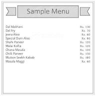 Monica's Tiffin 24/7 Food menu 1