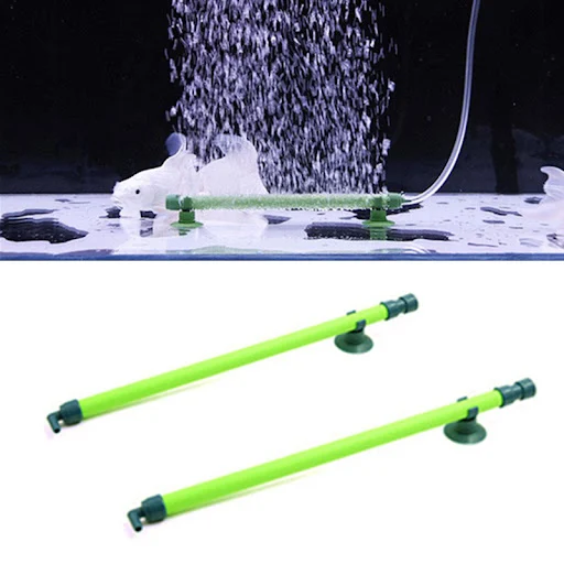 Aquarium Air Pump Fresh Air Stone Diffuser Tube Fish Tank Extendable Wall Air Pipe Suction Cup Fixed Waterscape Bubble D