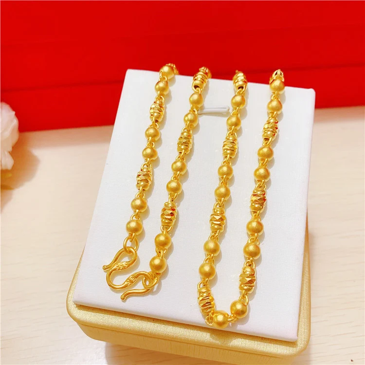 Title 1, Collier Long Fleur Dorée Imitation Or – Un Styl...