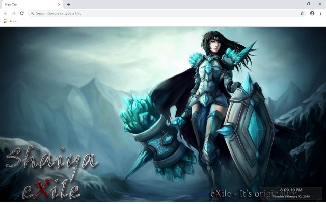 Shaiya: Light and Darkness New Tab Theme