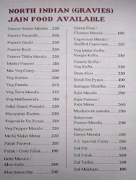 Shiv Sagar (Orion East) menu 3