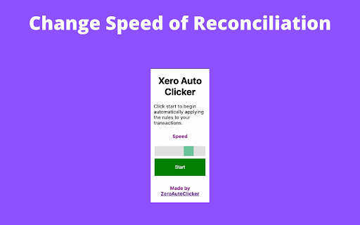 Xero Accounting Auto Reconcile Clicker