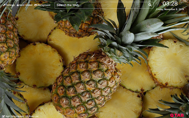 Pineapple Wallpaper for New Tab