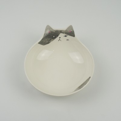 Title 9, Japanese Cute Cat Face Salad Ceramic Bowl perfe...
