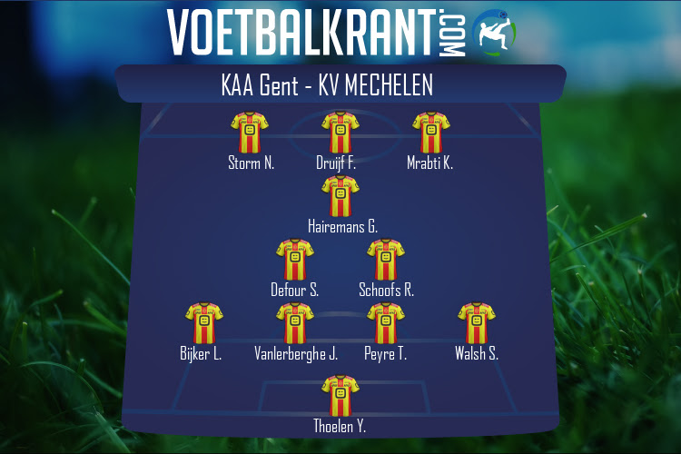 KV Mechelen (KAA Gent - KV Mechelen)