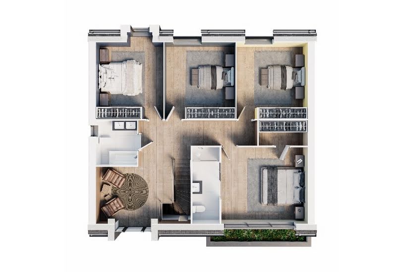  Vente Terrain + Maison - Terrain : 400m² - Maison : 190m² à Suresnes (92150) 