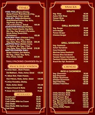 Snack Bar menu 7