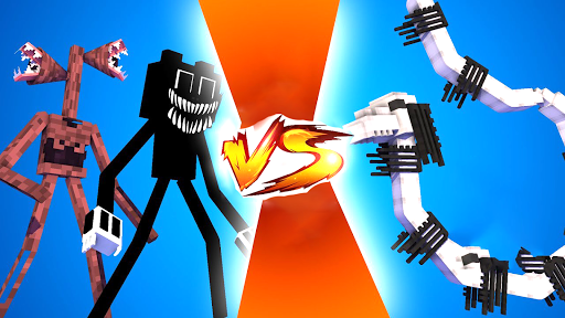 Siren Head vs Long Horse vs Cartoon Cat Game