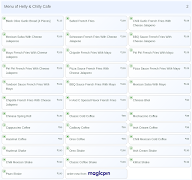 Helly & Chilly Cafe menu 2