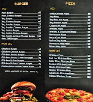 Dood's Burger menu 1