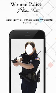 Women Police Photo Suit(圖3)-速報App