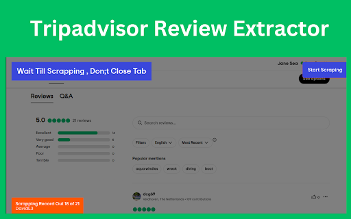 Tripadvisor Review Extractor