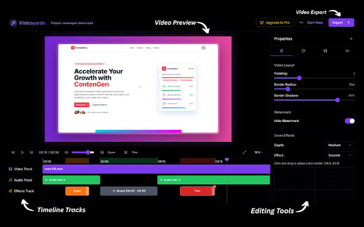 Videoyards - Screen Recorder with Custom Cursor & Auto Zoom screenshot 3