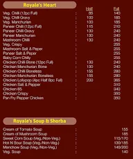 The Royal Tandoor menu 4