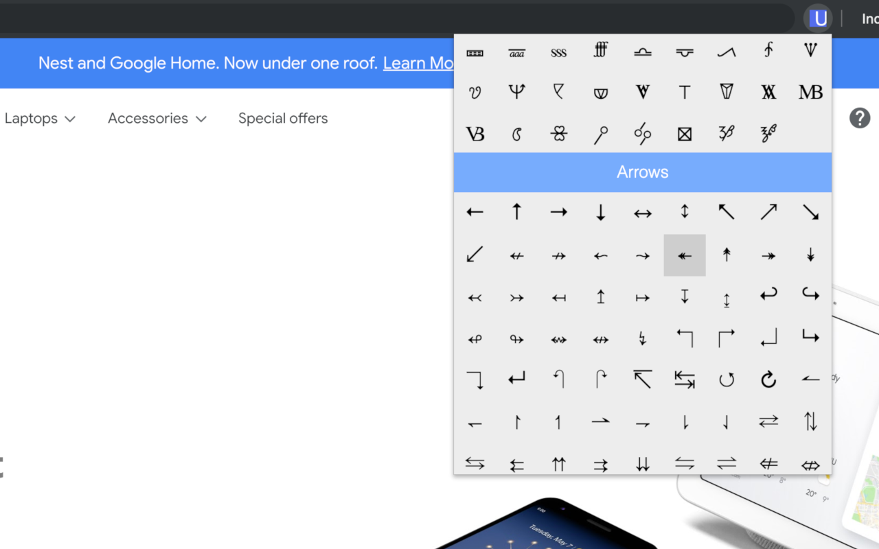 Unicode Symbol Keyboard Preview image 1