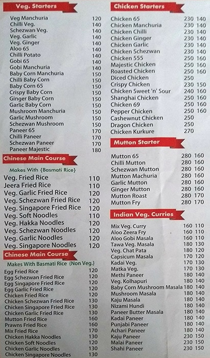 Menu of Grill 9, Karkhana, Secunderabad - magicpin