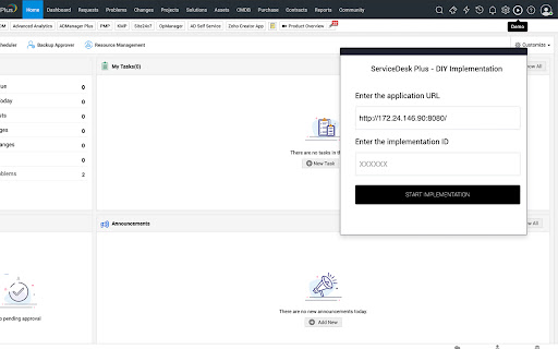 ServiceDesk Plus - DIY Implementation