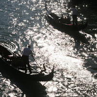 Gondole in Canal Grande di 