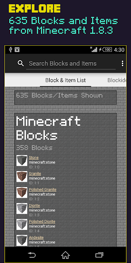 Blockidex Guide for Minecraft