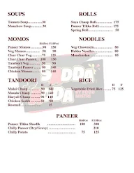 Sadda Adda By Food Mistri menu 1