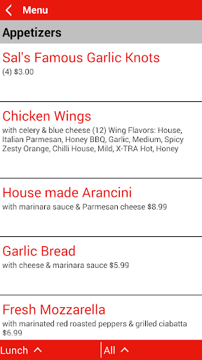 Sals NY Pizza  Restaurant