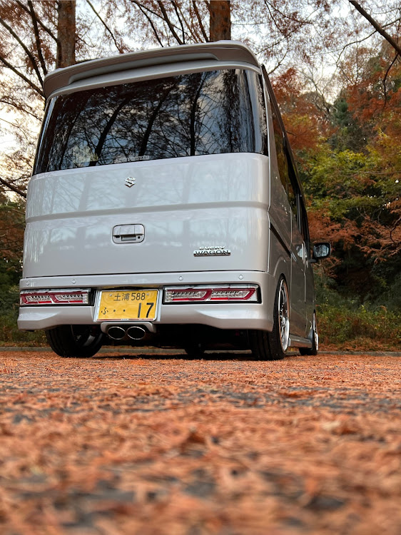 エブリイワゴンのメタセコイア並木と愛車・亀山湖畔公園・早朝写活・寒いですねに関するカスタム事例の投稿画像7枚目