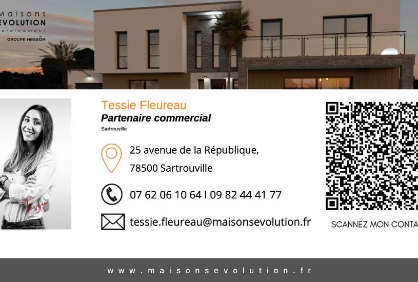  Vente Terrain + Maison - Terrain : 222m² - Maison : 83m² à Marines (95640) 