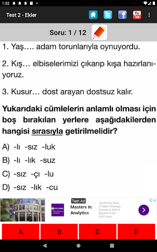 5. Sınıf Türkçe Testleri ve Konu Anlatımı