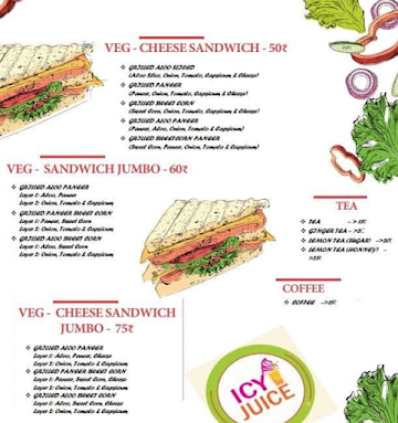 KMT Foods menu 