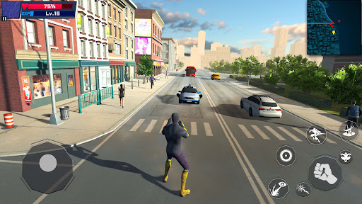 Screenshot Super City Hero：Spider Game