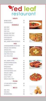 Red Leaf Restaurant menu 2