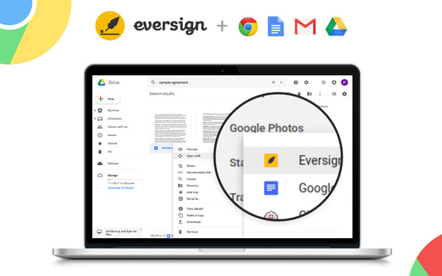 eversign: eSign in Gmail, Drive & Google Docs